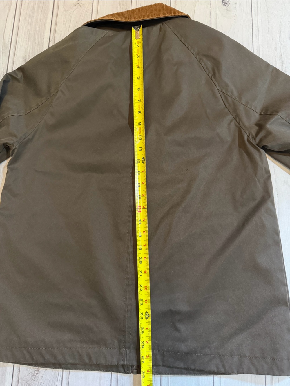 New Sanctuary brown SALG-25789-STC barn jacket with corduroy collar. Size medium - Picture 16 of 16